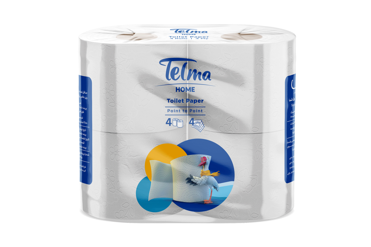 Toilet Paper- 4Roll- Dorna Design