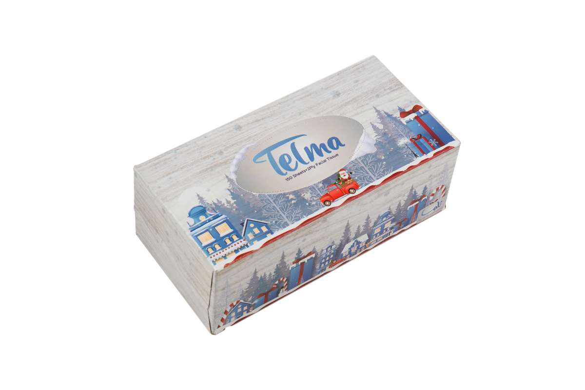 Facial Tissue-300Sheets-Christmas design