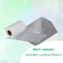 Non-woven textiles cotton fibers